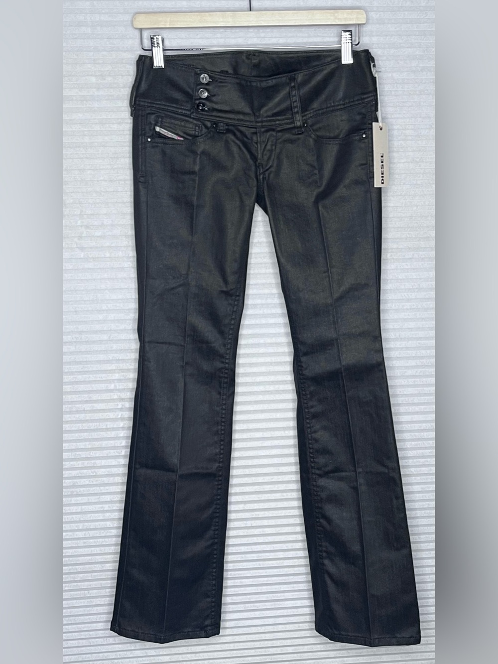 Diesel Black Boot Cut Jeans